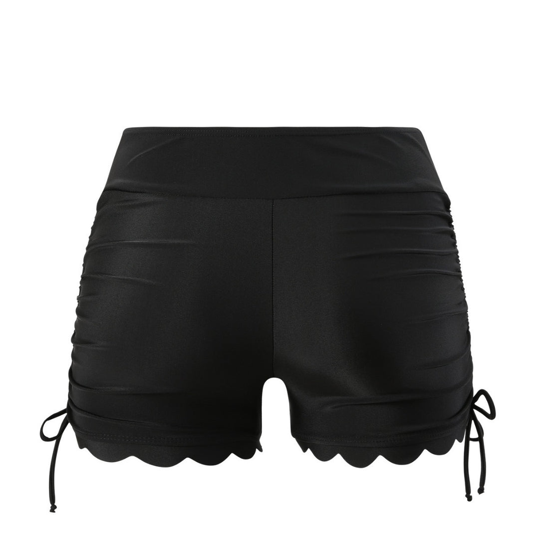 Damen Badeshorts mit verstellbarem Raffungsdesign R&B
