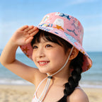 Unisex nan Kinder-Sonnenhut mit hohem UV-Schutz verstellbarem Kinnband und atmungsaktiver Baumwollqualität  R&B