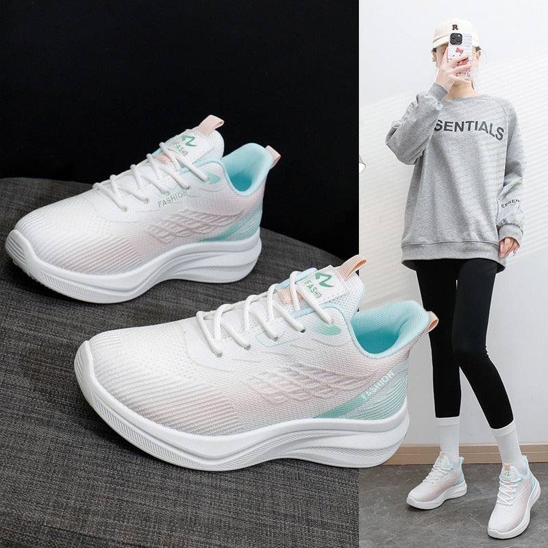 Damen Sportliche Lauf- und Freizeitschuhe mit atmungsaktivem Obermaterial R&B