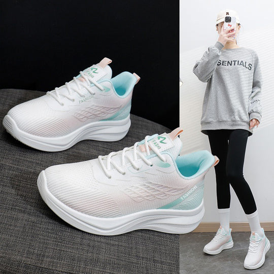 Damen Sportliche Lauf- und Freizeitschuhe mit atmungsaktivem Obermaterial R&B