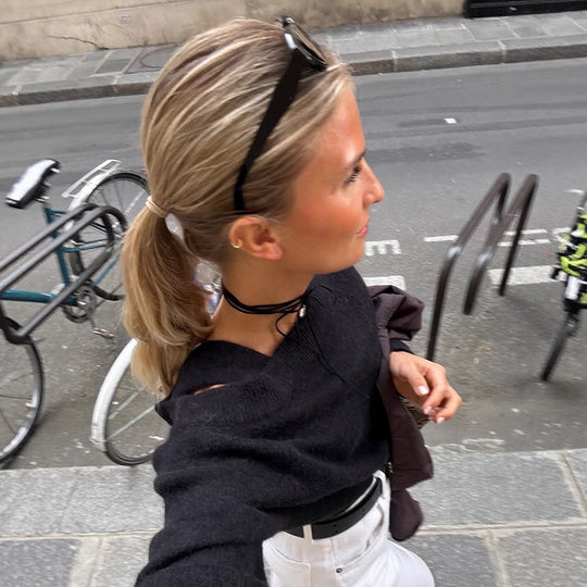 Damen Oversized Strickpullover mit Cut-Out-Ärmeln R&B