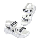 Damen Sportliche Sandalen mit verstellbaren Riemen und rutschfester Sohle R&B