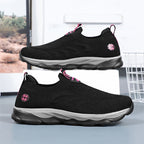 Damen Bequeme Slip-On Laufschuhe mit Elastischem Einstieg R&B