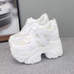 Damen Chunky Sneakers mit atmungsaktiver Mesh-Oberfläche und dämpfender Sohle