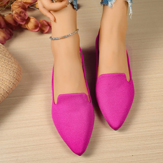 Damen modische Ballerinas mit elegantem spitzem Design R&B