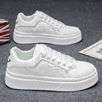 Damen modische Platform Sneakers mit atmungsaktiver Oberflächenstruktur und bequemem Fußbett R&B
