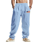 Herren lässige Cargo-Hose mit verstellbarem Bund und praktischen Seitentaschen R&B
