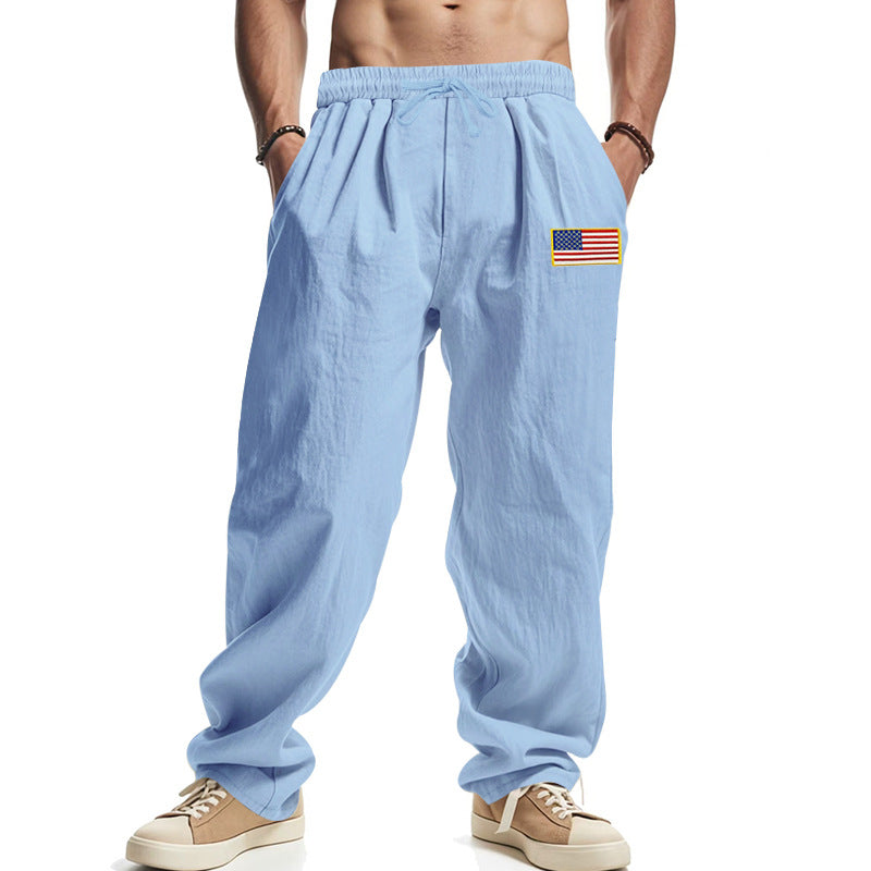 Herren lässige Cargo-Hose mit verstellbarem Bund und praktischen Seitentaschen R&B