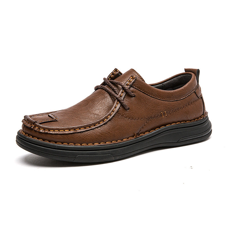 Herren Modische Schnürschuhe aus hochwertigem Kunstleder R&B