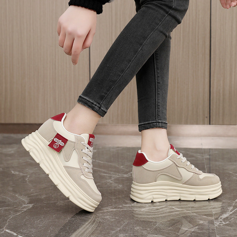 Damen Sportliche Chunky Sneakers mit dämpfendem Sohlenprofil und modischem Design R&B