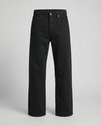 Locker geschnittene schwarze Jeans im American Retro Style Unisex