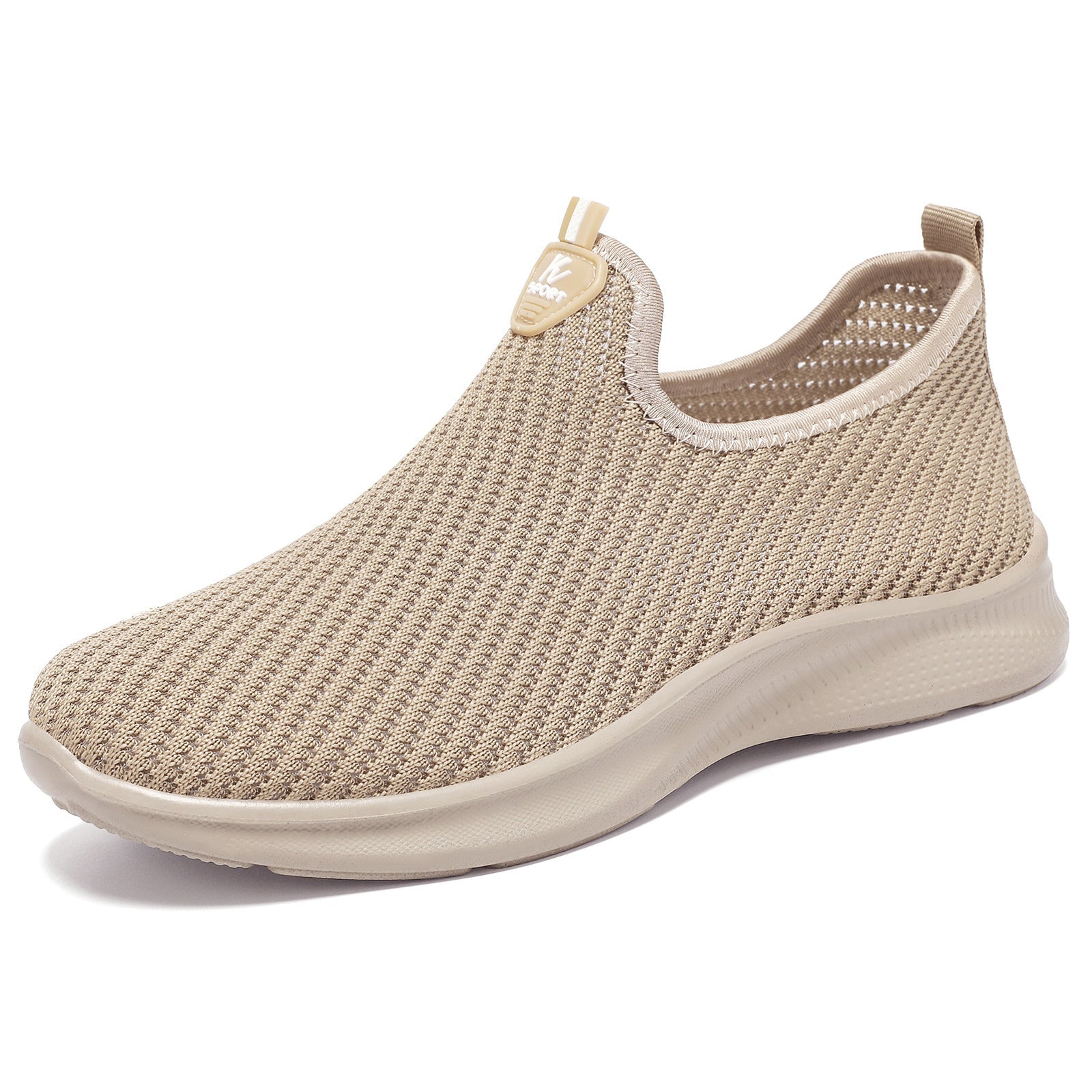 Damen Atmungsaktive Slip-On Sneakers mit elastischem Strickoberteil R&B