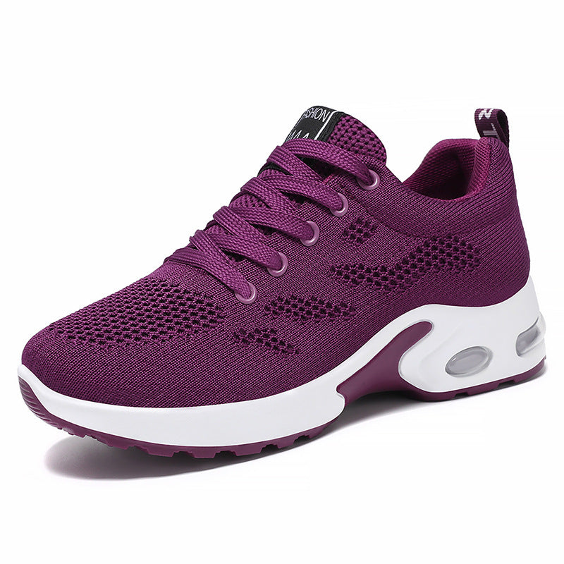 Damen Sportliche Sneaker mit atmungsaktivem Obermaterial und Dämpfung R&B