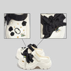 Damen Modische Clogs mit dekorativen Applikationen und komfortabler Sohle
