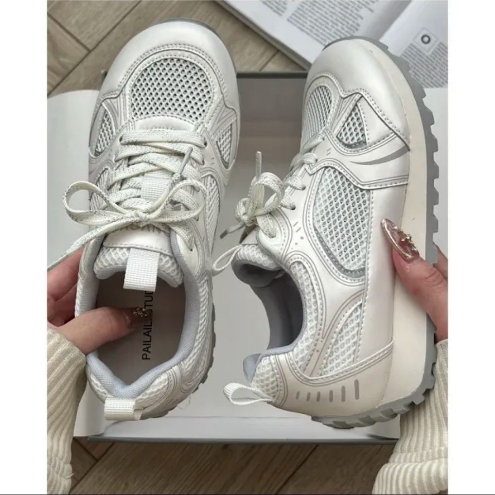 Damen Atmungsaktive Freizeitsneakers mit rutschfester Sohle und elegantem Design R&B