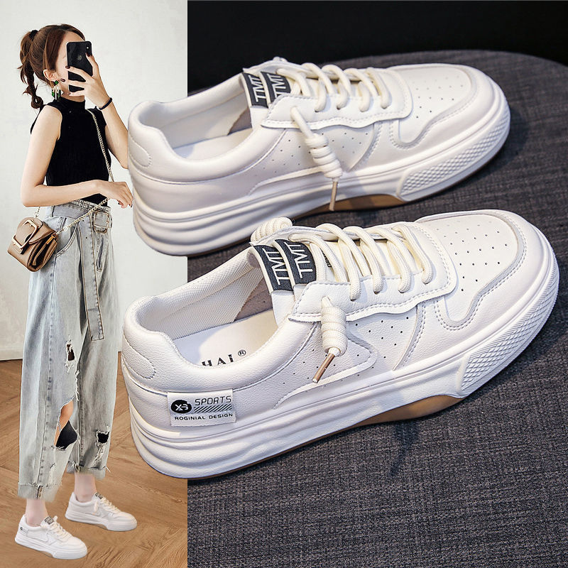 Damen Sportliche Sneakers mit atmungsaktiver Oberflächenstruktur und verstärkter Sohle R&B