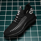 Damen Sportliche Sneakers mit atmungsaktivem Obermaterial und elastischem Schnürsystem R&B