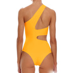 Damen Einteiliger Badeanzug mit innovativem Cut-Out und stilvollem Design R&B