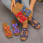 Damen Bequeme Sandalen mit modischem Riemen-Design