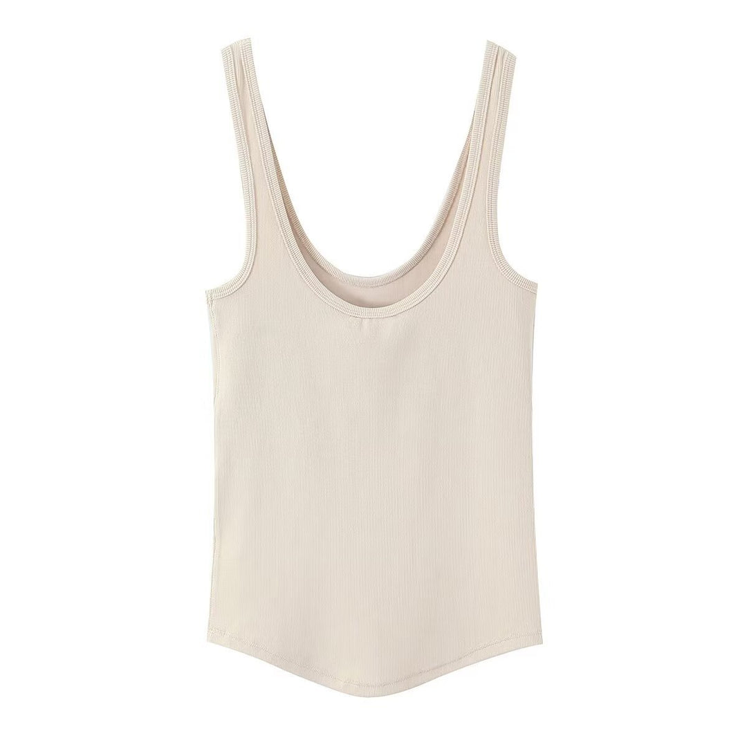 Damen Sportliches Basic Top R&B