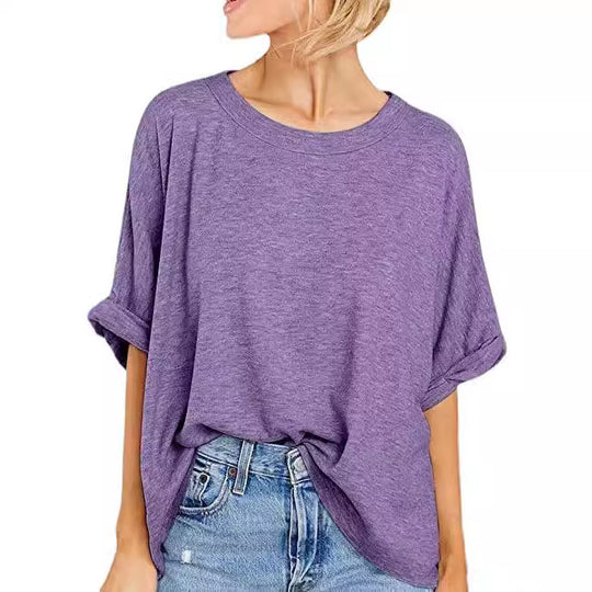 Damen lässiges Oversized T-Shirt R&B