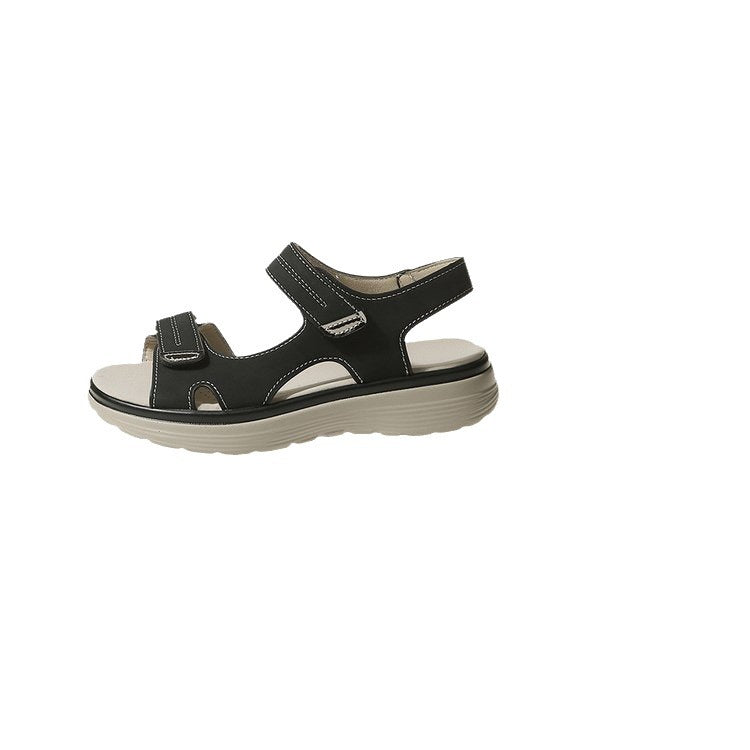 Damen Komfortable Riemchensandalen mit ergonomischer Sohle und Klettverschluss R&B