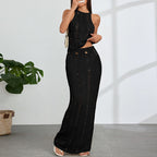 Damen Maxikleid mit transparenter Häkelstruktur und modischen Cut-Outs R&B