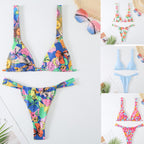 Damen wunderschöner Bikini mit floralen Mustern R&B