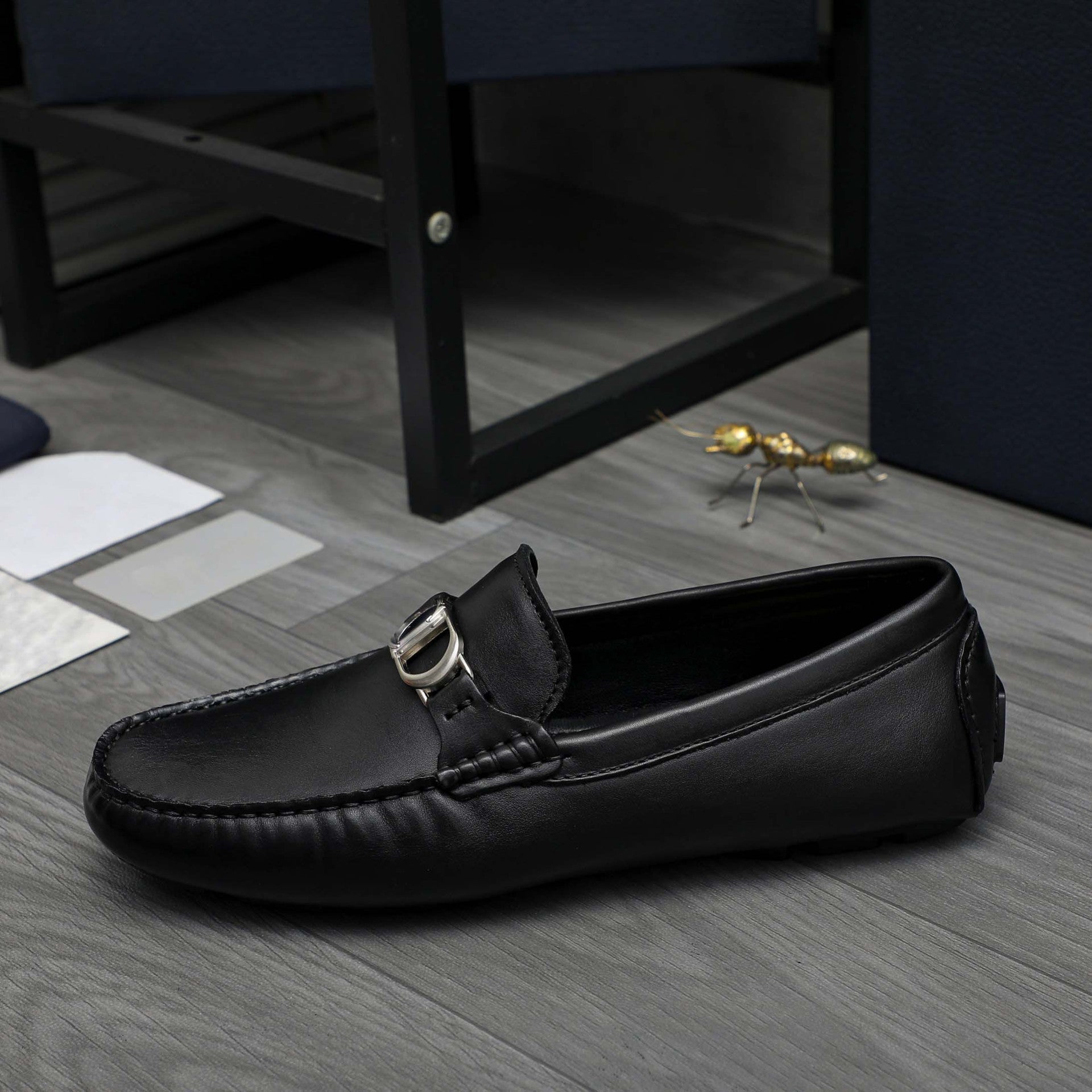 Herren Mokassin mit eleganter Schnallen-Applikation R&B