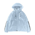 Damen urbane Pufferjacke mit Kapuze und elastischen Bündchen