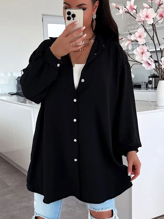 Damen Übergröße Hemdbluse R&B