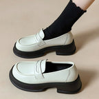 Damen elegante Loafers mit modischem Schnallendesign R&B
