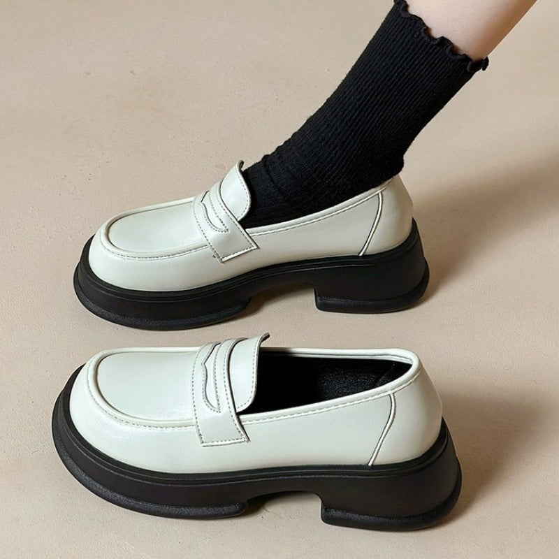 Damen elegante Loafers mit modischem Schnallendesign R&B