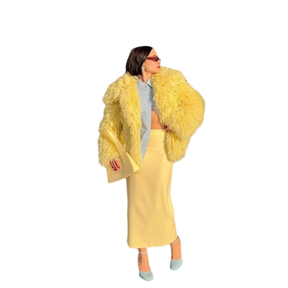 Damen Kunstpelzjacke R&B