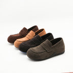 Damen Mokassins aus weichem Wildleder mit verstellbarem Riemen R&B