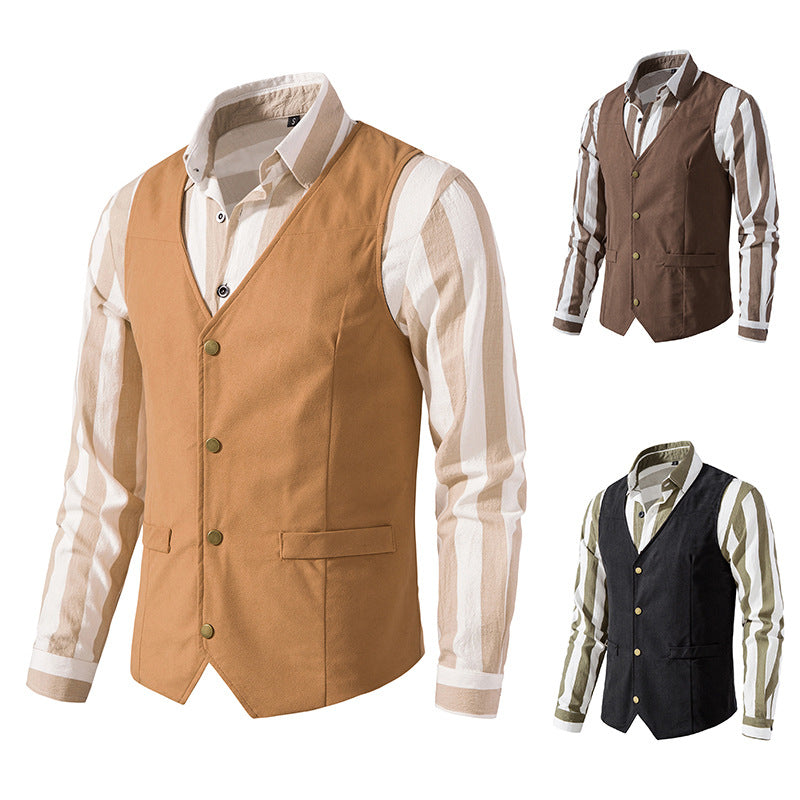 Herren Elegante Weste mit modernen Akzenten und strukturiertem Design