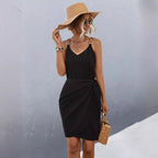 Damen Etuikleid mit tailliertem Schnitt und eleganter Drapierung R&B