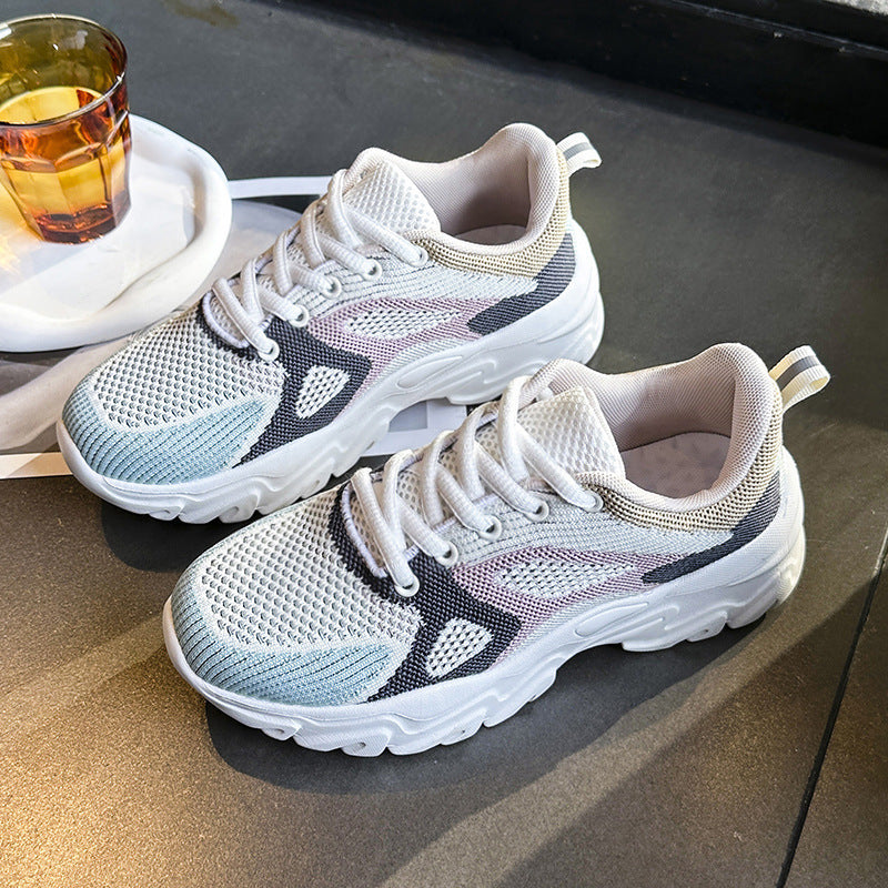 Damen Modische und bequeme Sneakers mit strapazierfähigem Obermaterial