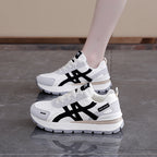 Damen Sportliche Sneakers mit stabiler Sohle und atmungsaktiver Obermaterialstruktur R&B