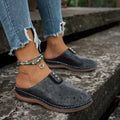 Damen Bequeme Clogs mit floralen Ausschnitten R&B