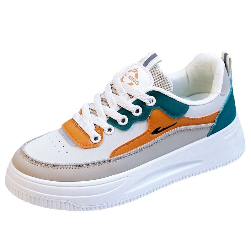 Damen sportliche Sneaker mit luftiger Sohle und verstärktem Fersenschutz R&B