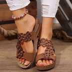Damen Komfortable Muldenschuhe mit Blumendetail R&B