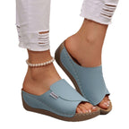 Damen Wedge-Pantoletten mit bequemem Fußbett und modischem Design R&B