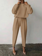 Damen Lässiges Zweiteiliges Set mit weitem Schnitt und stylischen Details R&B