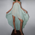 Damen Luftiges Sommerkleid mit asymmetrischem Schnitt R&B
