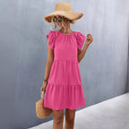 Damen Sommerkleid mit Rüschen R&B
