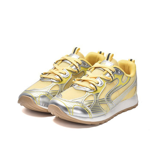 Damen Sportliche Lauf-Sneaker mit atmungsaktiver Mesh-Oberfläche und stoßdämpfender Sohle R&B