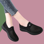 Damen Bequeme Slip-On Freizeitschuhe mit atmungsaktivem Obermaterial R&B