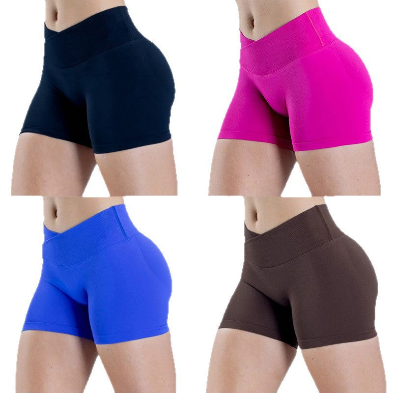 Damen Sportliche Shorts mit hohem Bund und figurformendem Schnitt R&B