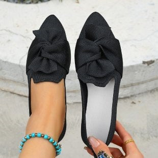 Damen Ballerinas mit großem Schleifendetail R&B 1780917992